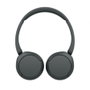 Sony WH-CH520 Auriculares Inalámbricos Bluetooth con Micrófono, 50 Horas Batería, DSEE, Carga Rápida USB-C, Diadema Ajustable, Color Negro